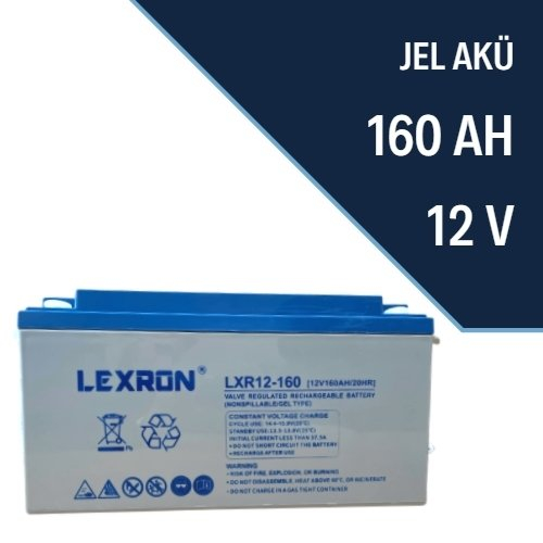 Lexron Jel Akü 12 Volt 160 A