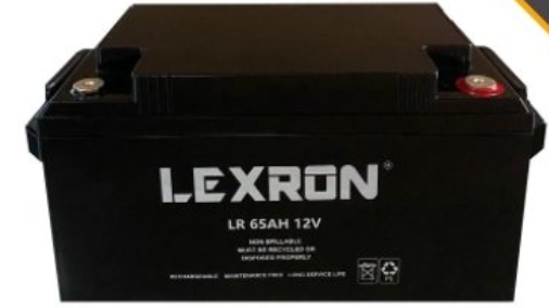 Lexron 12 V 65 Amper Jel Akü Elektrikli Araç Aküsü