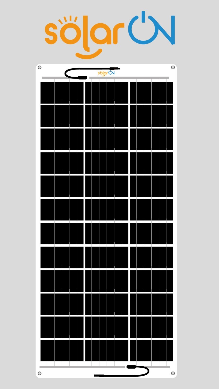SolarOn Yarı Esnek Güneş Paneli 100 Watt