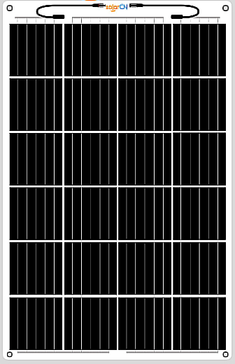 SolarOn Yarı Esnek Güneş Paneli 240 Watt