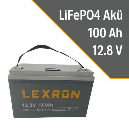 Lexron 100AH 12.8V Lityum LifePo4 Akü
